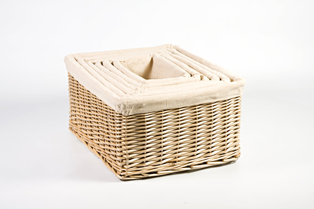 Willow Storage Baskets - Set of 6