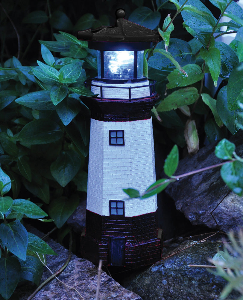 Solar Powered Traditional Garden Lighthouse