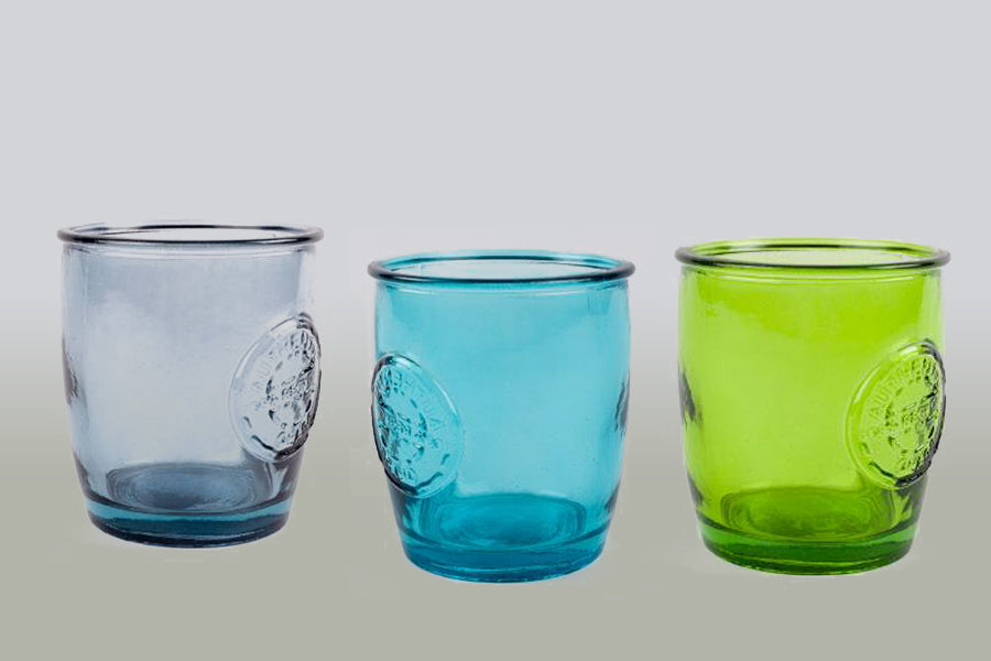 Coloured Handmade Glass Tumblers